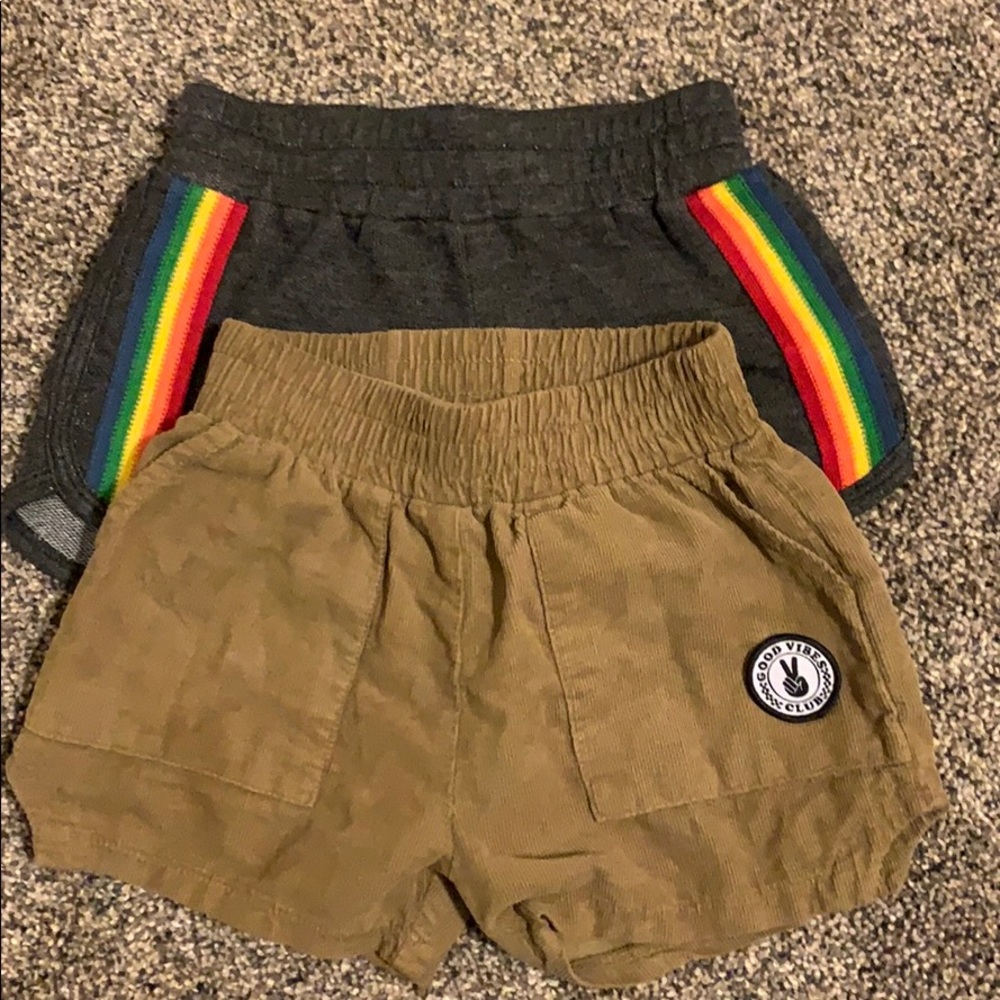 Tiny whales shorts 2pk